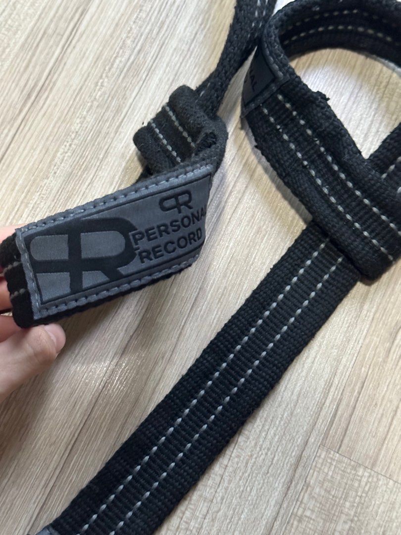 PR PERSONAL RECORD HEAVY DUTY PREMIUM STRAPS PR902 BLACK/GREY