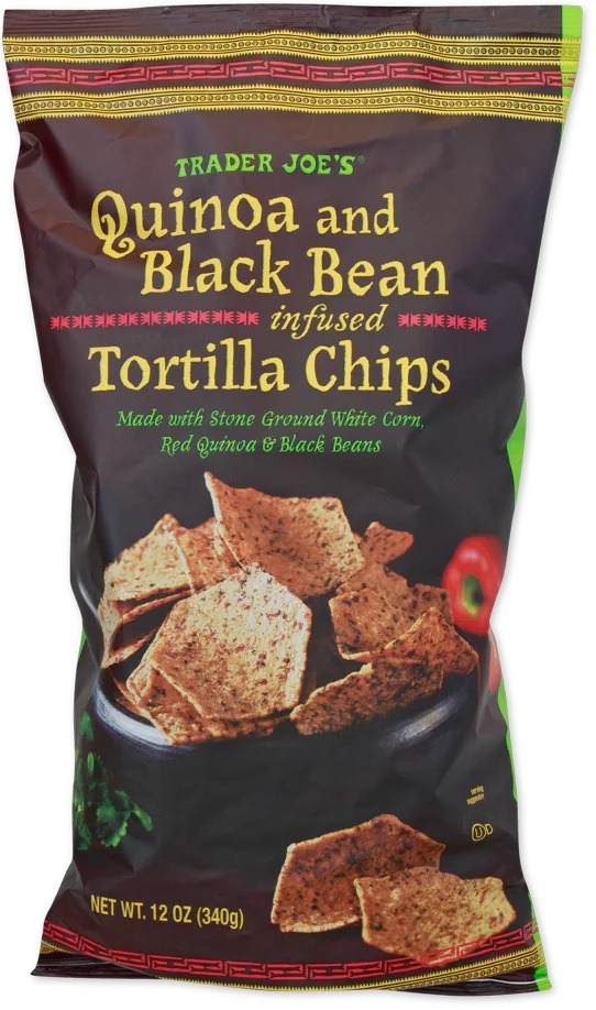 (PreOrder) Trader Joe's Quinoa and Black Bean infused Tortilla Chips