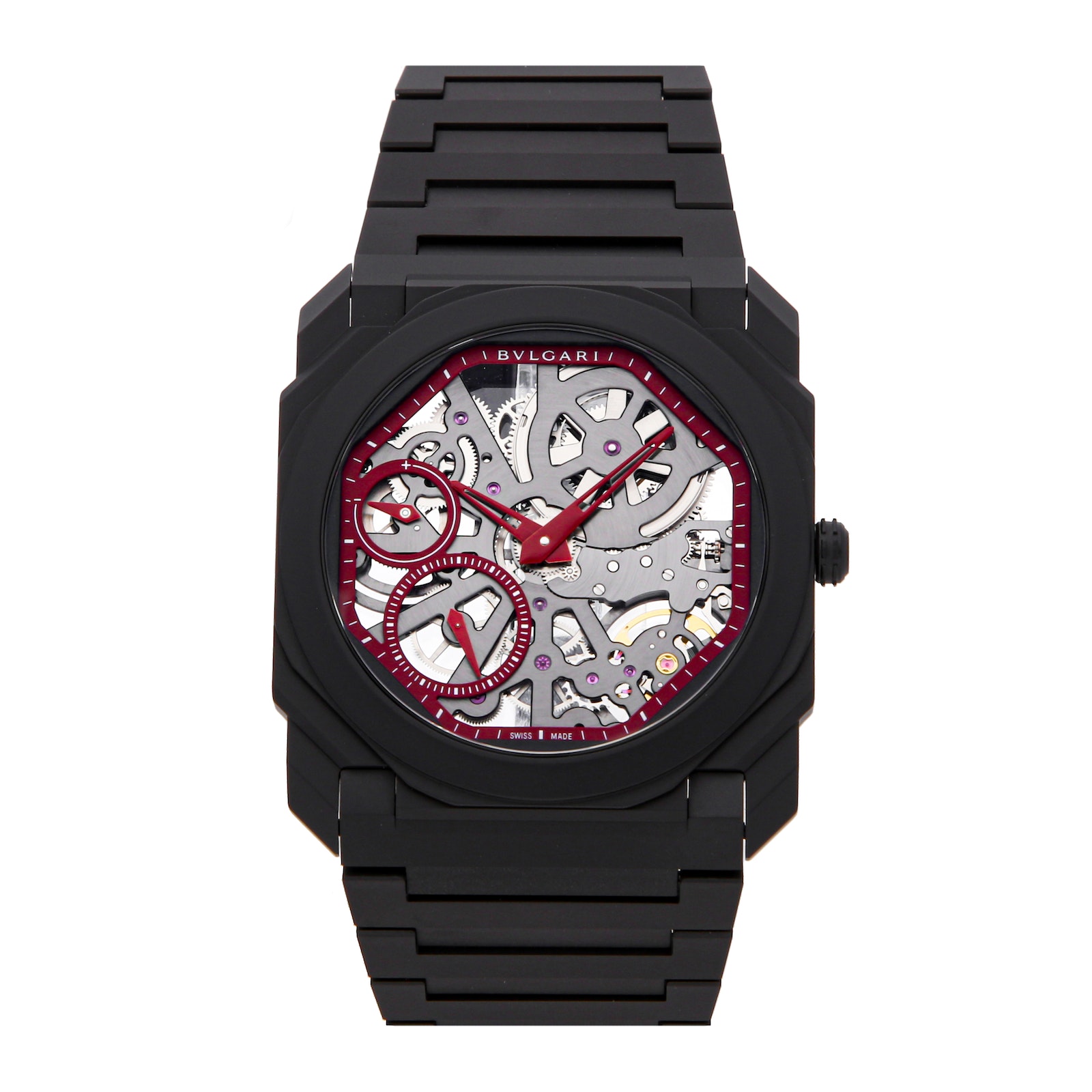 Bvlgari skeleton watch top