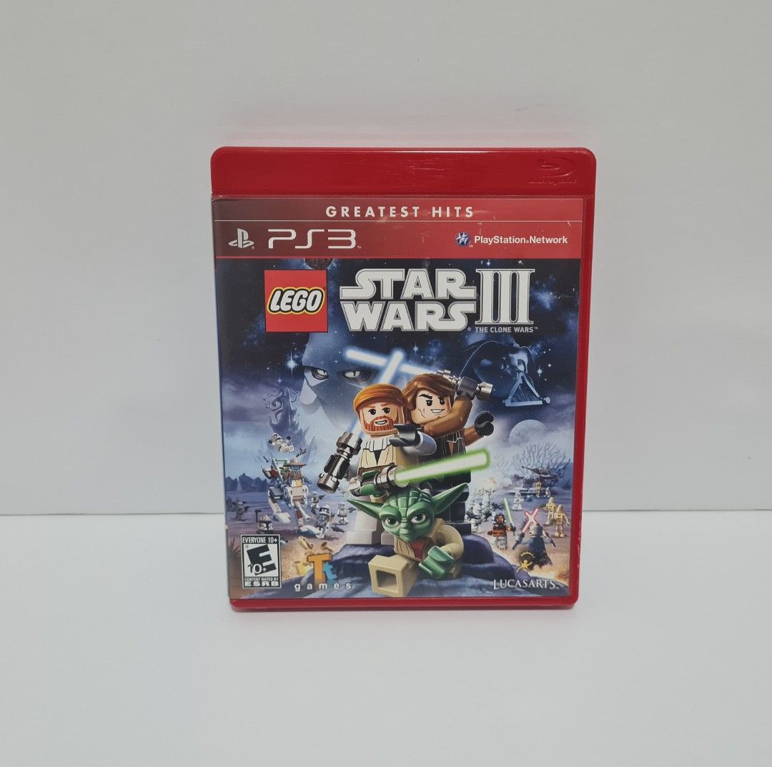 Pre Owned PS3 Lego Stars Wars 3 The Clone Wars Game Video Gaming