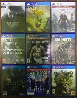 PS4 and PS5 Games