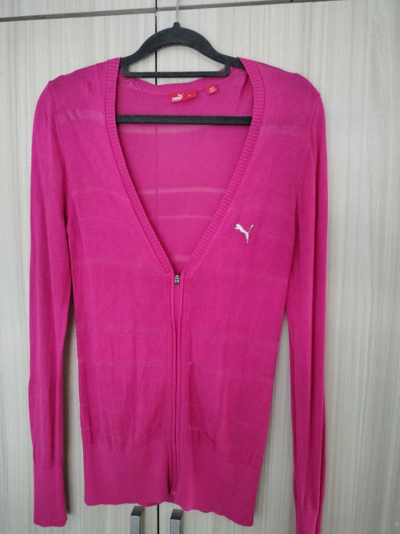 Puma pink sweater shop