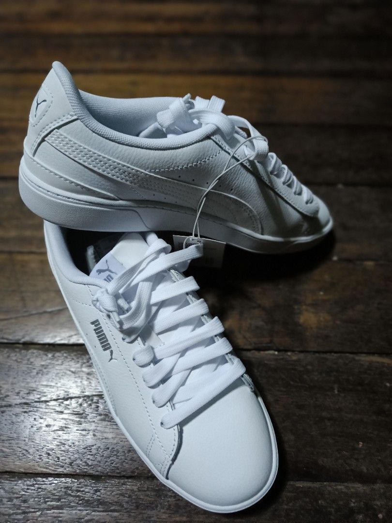 Puma white sneakers, Women's Fashion, Footwear, Sneakers on Carousell