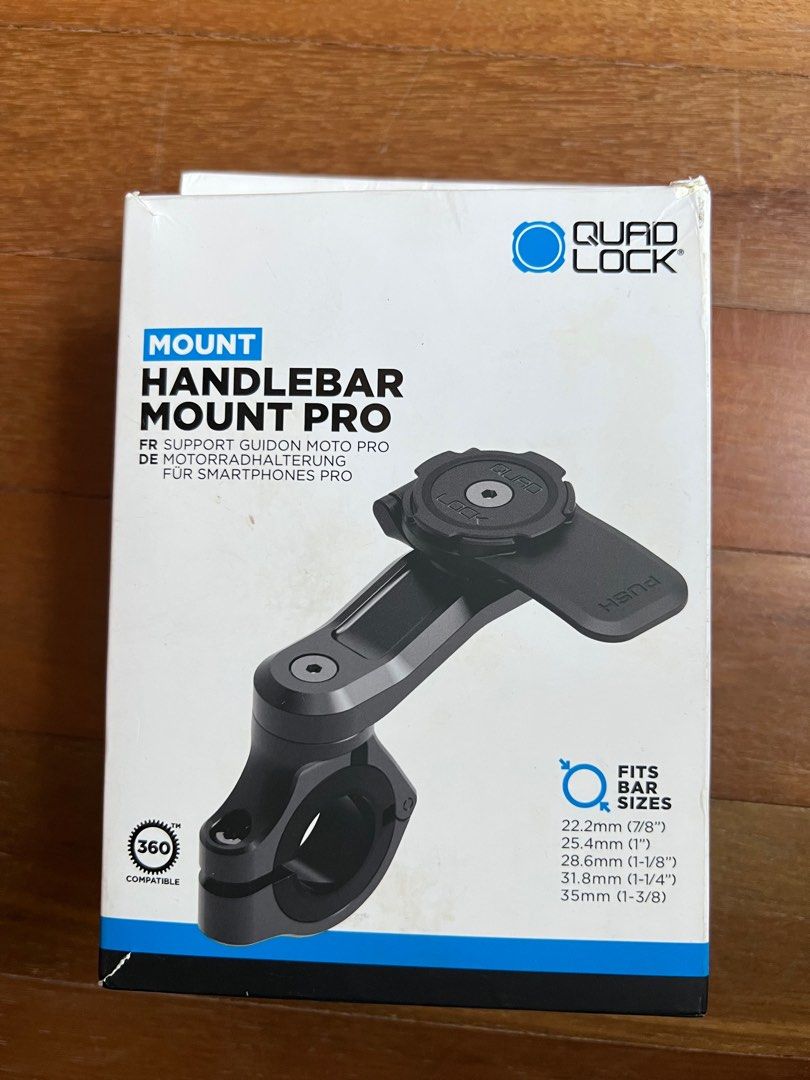 Quad Lock handlebar Mount pro, Everything Else, Others on Carousell