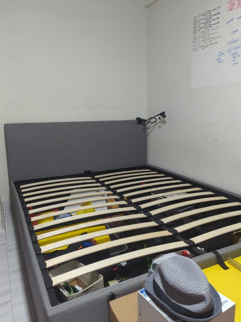 Queen Size Bed Frame Forty Two 42, Furniture & Home Living, Furniture