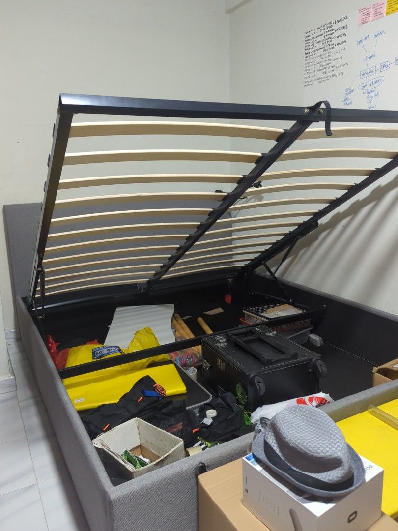 Queen Size Bed Frame Forty Two 42, Furniture & Home Living, Furniture