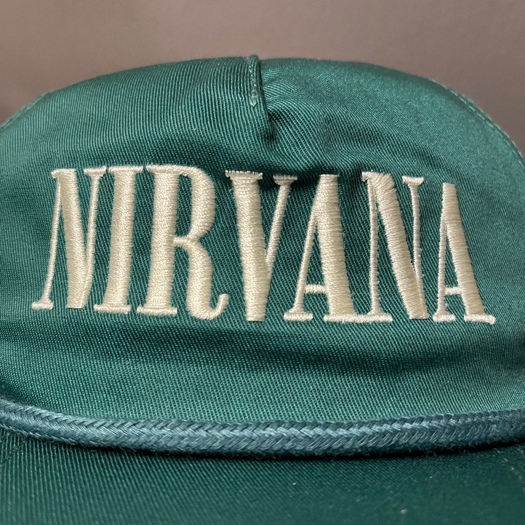 Casquette Baseball Nirvana Angelic Mono Band Logo - Vert - Taille Unique - Officielle