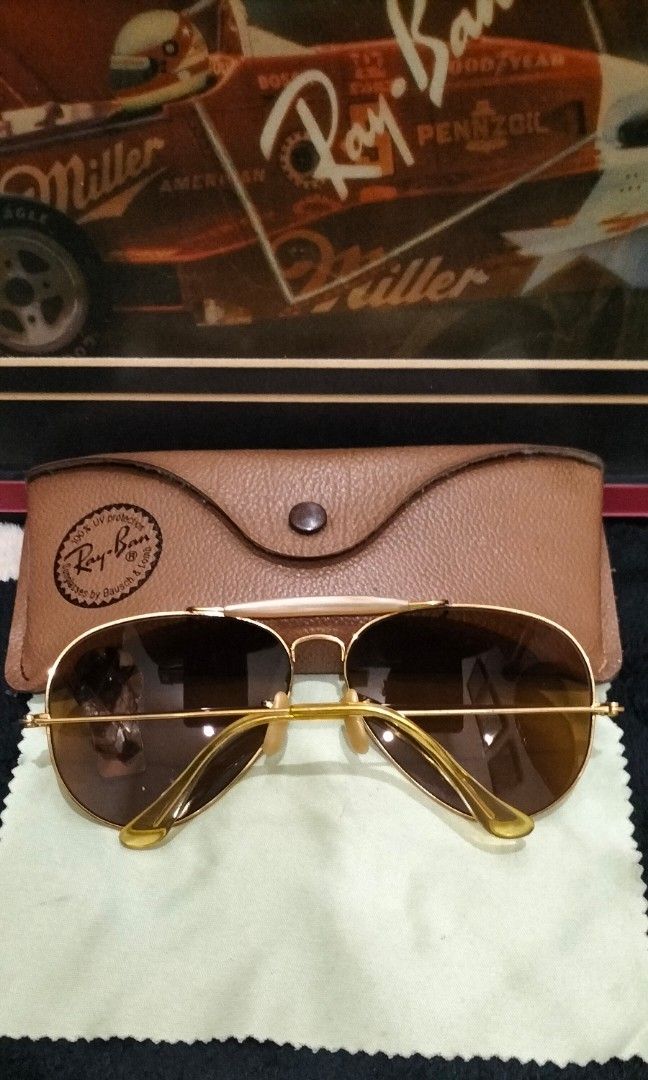 14k gold ray ban aviators sales
