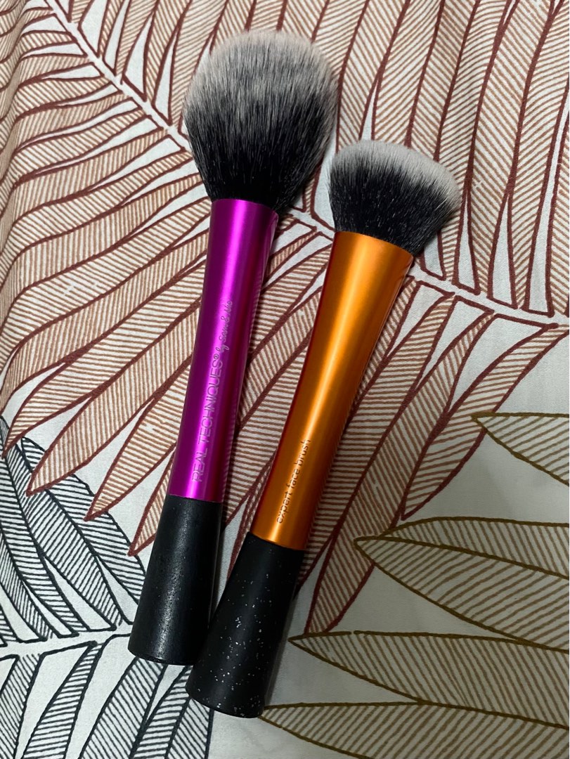 Real techniques blush brush + expert face brush, Beauty & Personal Care