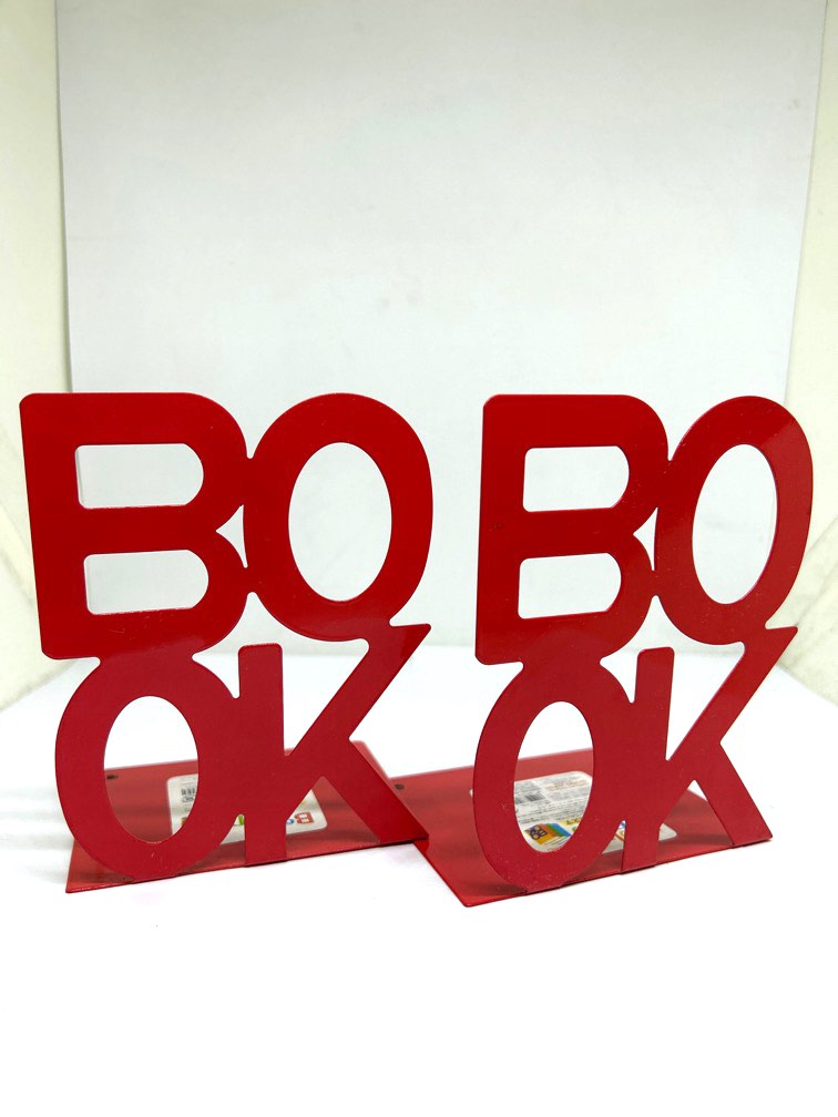 Red Rising Bookends Red Metal Bookends (5.5 inches height), Hobbies & Toys, Stationary ...