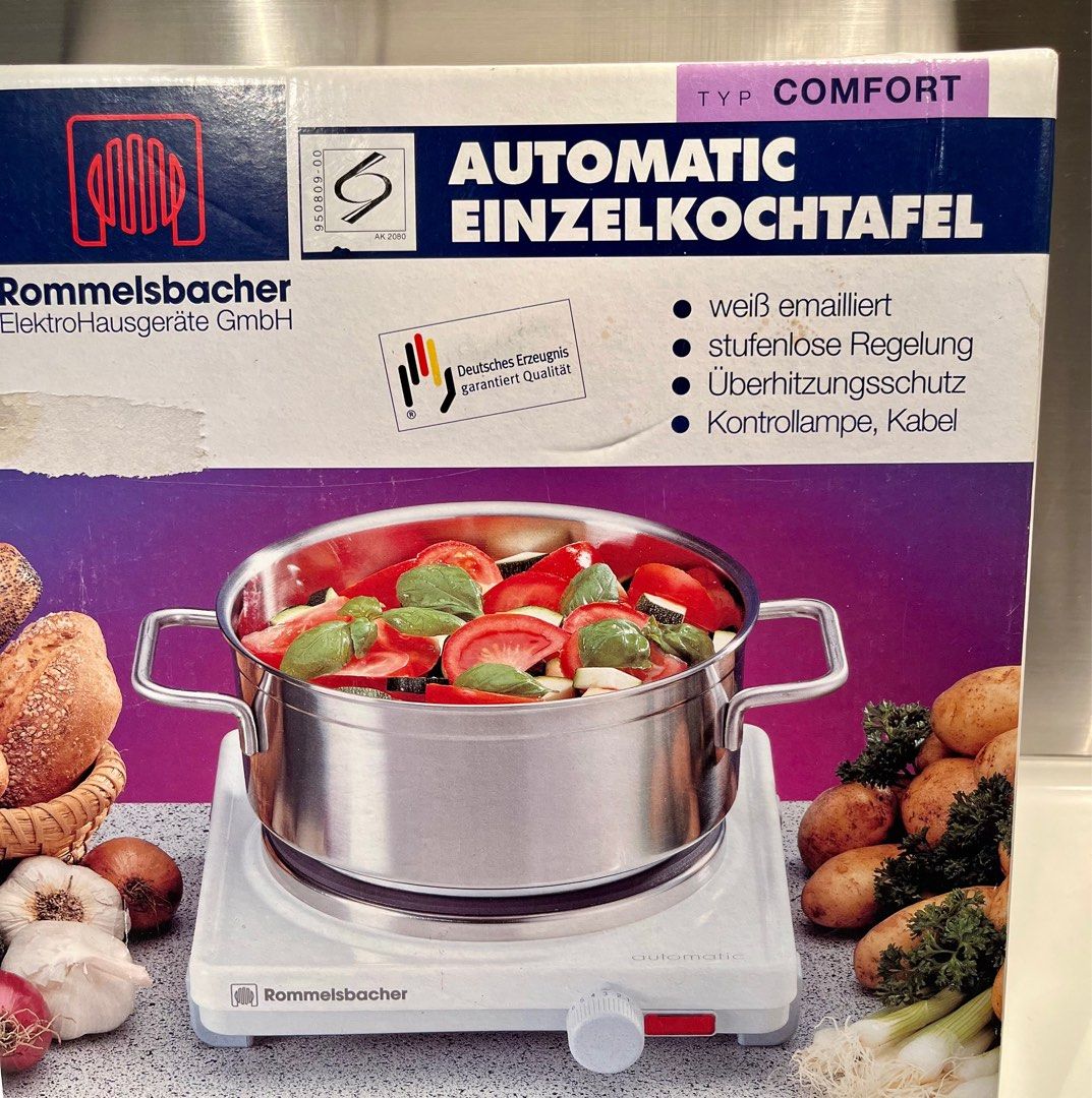 Rommelsbacher Automatic Hot Plate, TV & Home Appliances, Kitchen