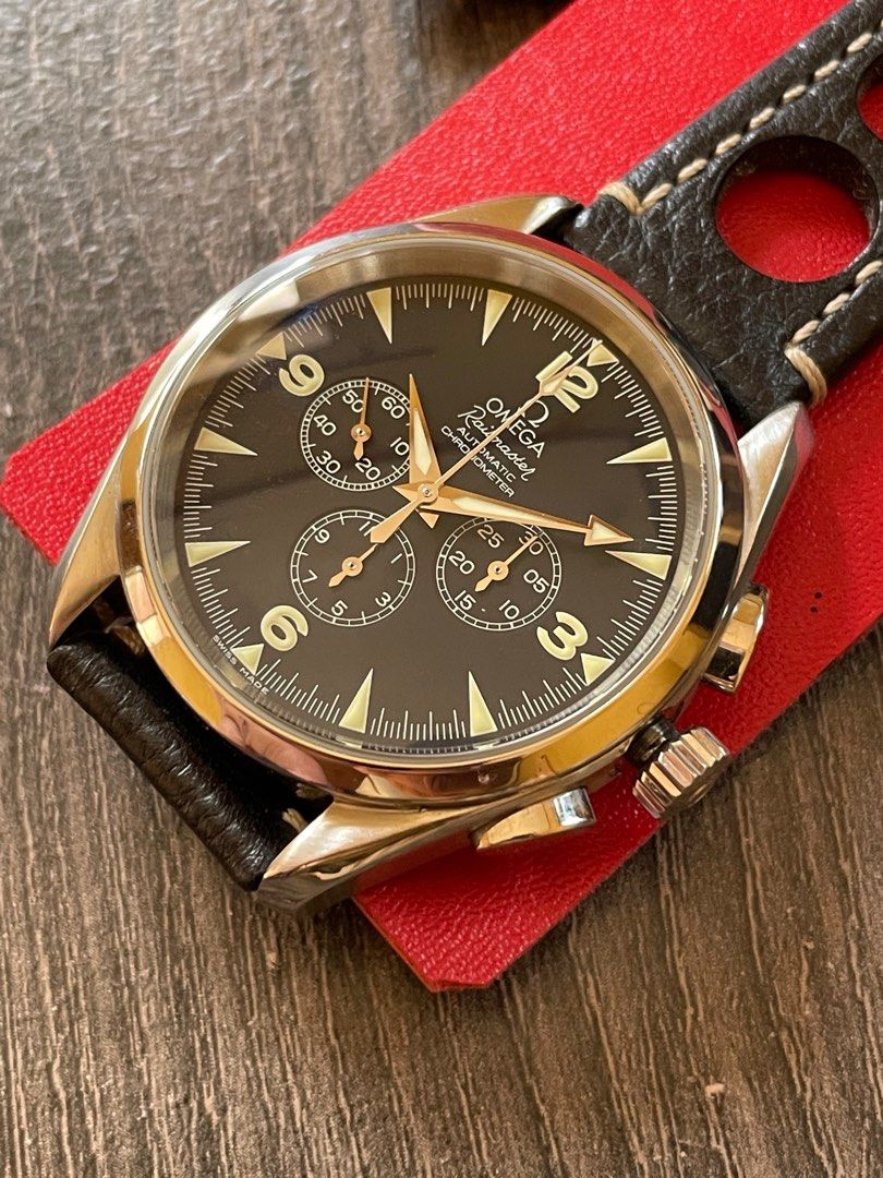 Omega sales railmaster chronograph