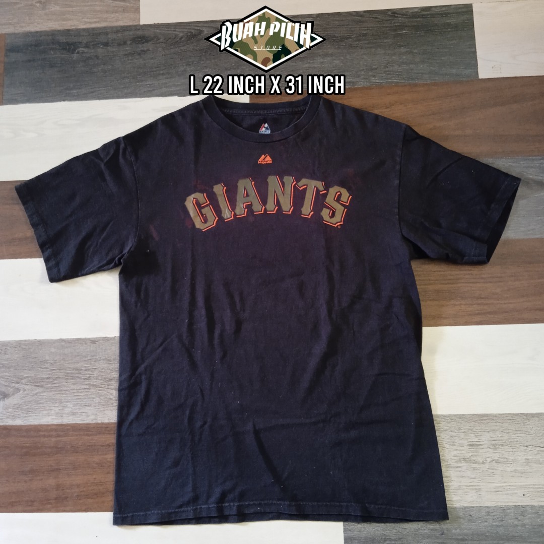 Vintage San Francisco Giants T Shirt Tee Majestic Size Xtra 