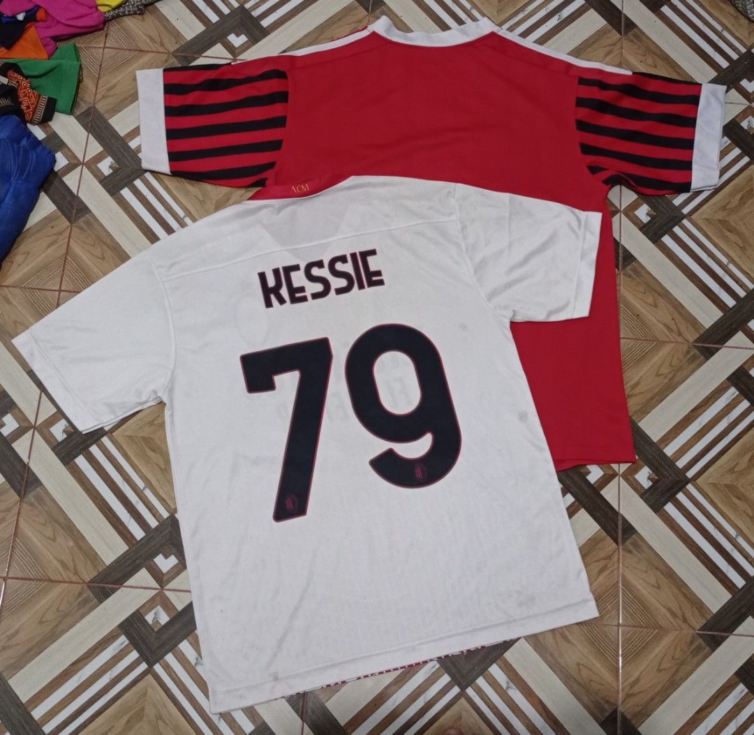 Milan Kessie Jersey 2017/2018 Home Football Soccer Shirt Mens Maglia Size L