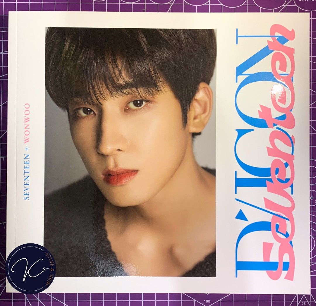 Seventeen Wonwoo Dicon Photobook & Binder (Category: K-Wave Merchandise) located in Muntinlupa City. Submitted by kstuffnshop (Listing ID 1249067738, Image 1). Description: Seventeen Wonwoo Dicon Photobook - PHP 300 Seventeen Wonwoo Dicon Binder - PHP 300 [SET] Seventeen Wonwoo Dicon Photobook & Binder w/ outbox - PHP 500.