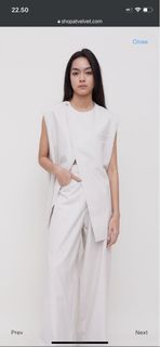 Shopatvelvet Temperance Vest Bone