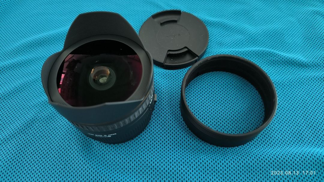 SIGMA 15mm F2. 8 Fisheye - 少用(九成新), 攝影器材, 鏡頭及裝備