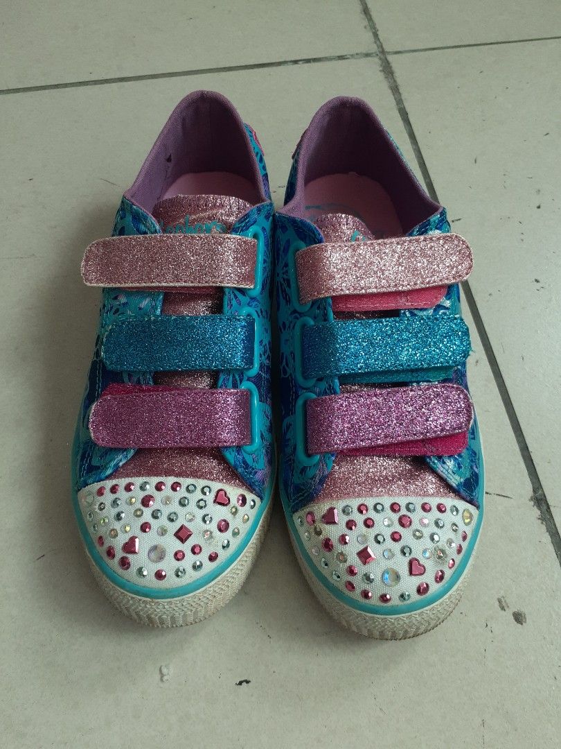 SKECHERS Kids Fashion Footwear Girls Twinkle Toes Shoe Babies