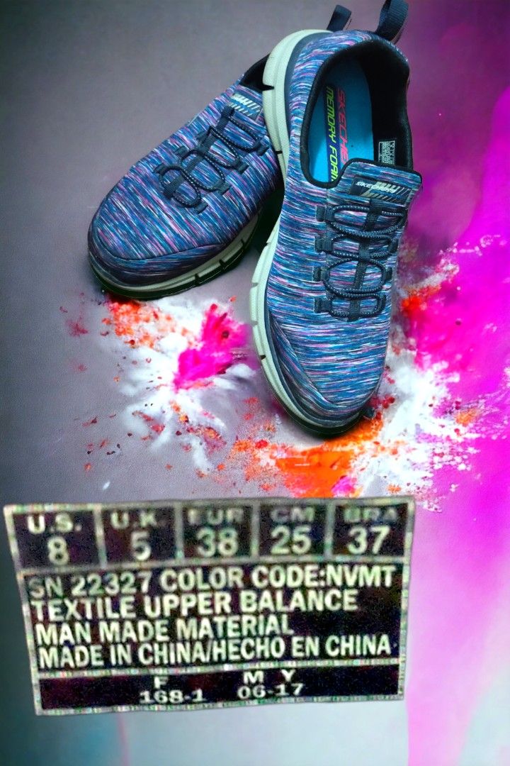 Skechers original sketchers blue purple memory foam MENS WOMENS