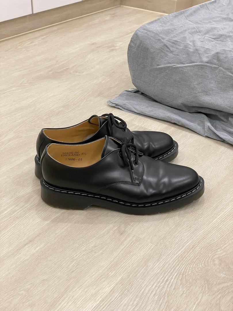 Solovair Gibson Black Derby Shoes Men s Fashion Footwear