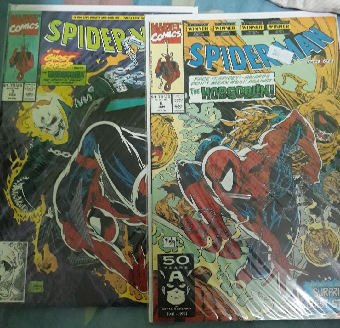 Spider-Man comics issue 6-7, Masques 2 part by Todd Mcfarlane (Category: Comics & Manga) located in Cabanatuan. Submitted by dotaman26 (Listing ID 1249156883, Image 1). Description: Issue 6 and 7 of Mcfarlane's Spider-Man title. Published in 1991 Very Good condition Sold as set.