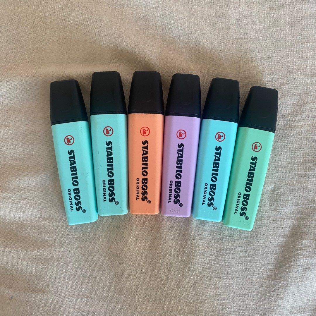 Stabilo Highlighter Pastel Color on Carousell