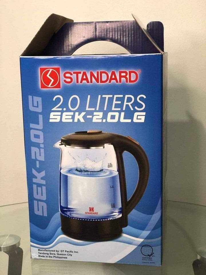 Standard Glass Electric Kettle SEK2.0LG on Carousell