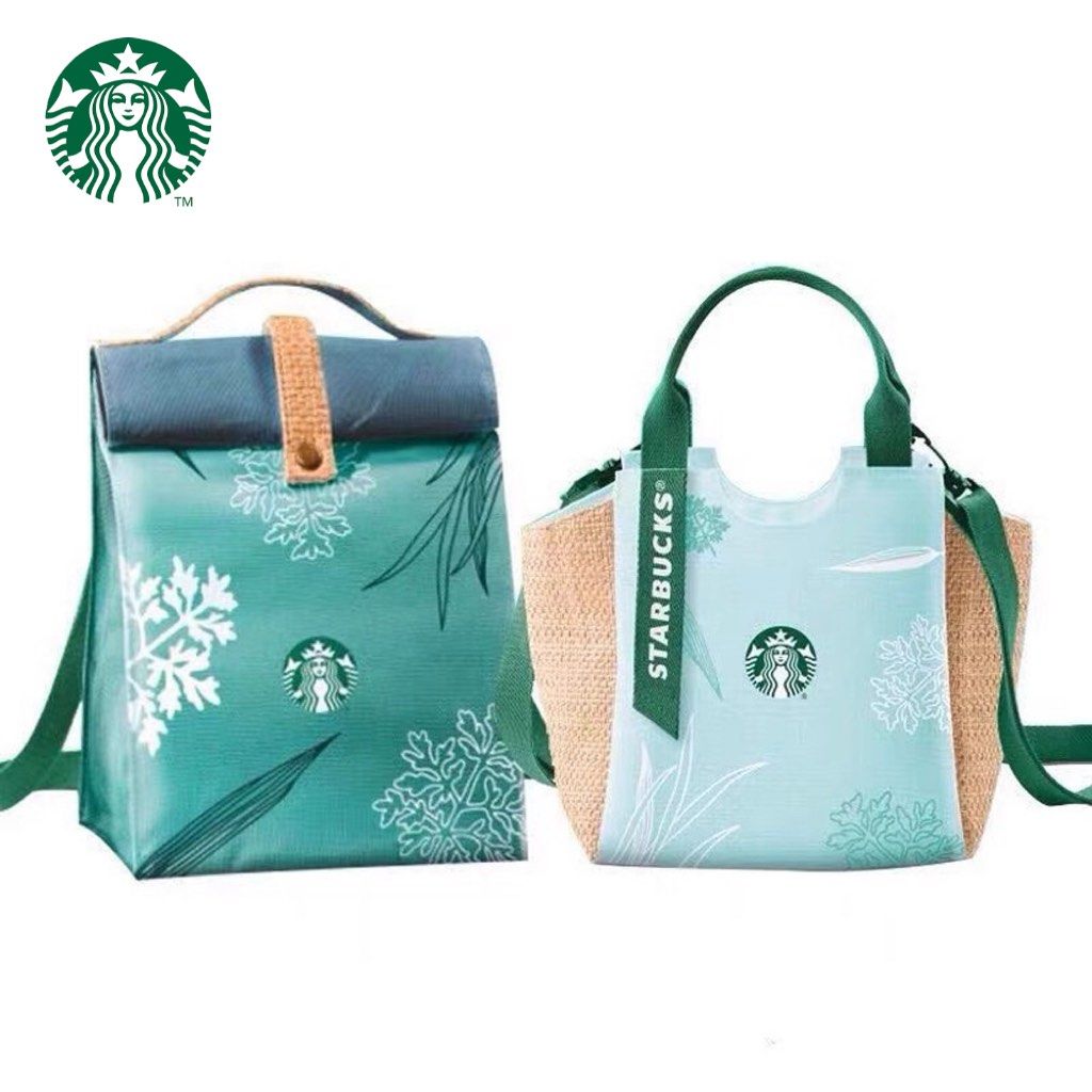 Starbucks Portable Canvas Shopping Bag Lunch Box Bag BRAND NEW READY STOCKS Women s Fashion Bags Wallets Tote Bags on Carousell
