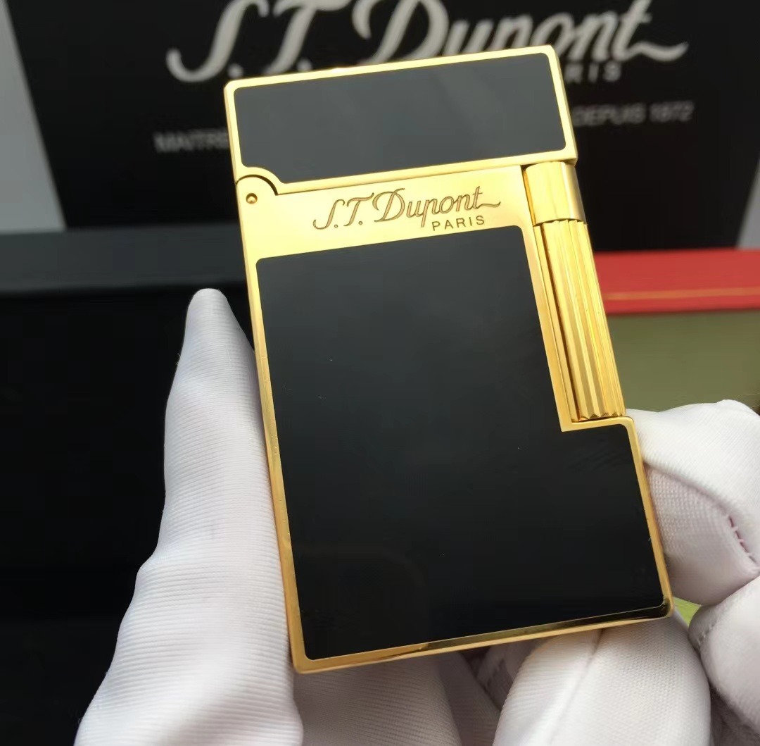 S.T.Dupont Paris クロコダイル札入 小銭入無 使用感有 箱付-