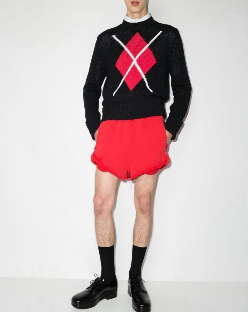 Stefan Cooke 22ss Red Shorts Size XL, 他的時尚, 褲子, 短褲在旋轉拍賣