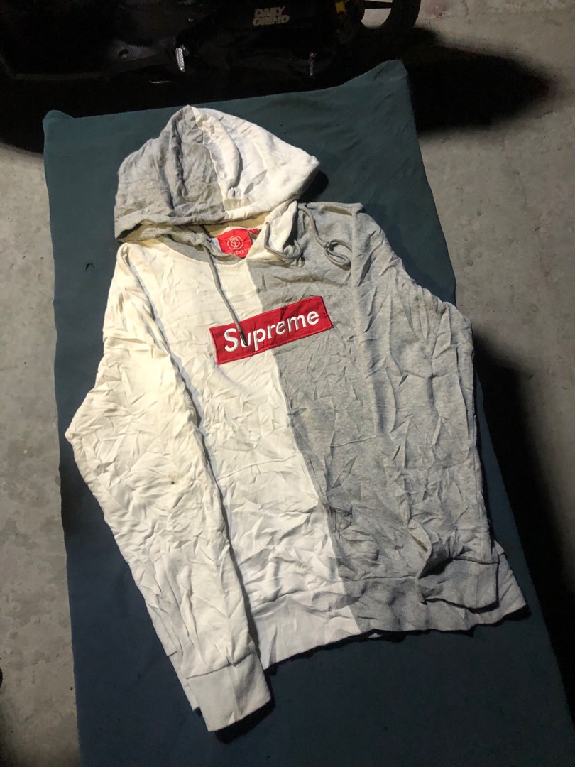 Supreme x LV Hoodie, Men's Fashion, Tops & Sets, Hoodies on Carousell