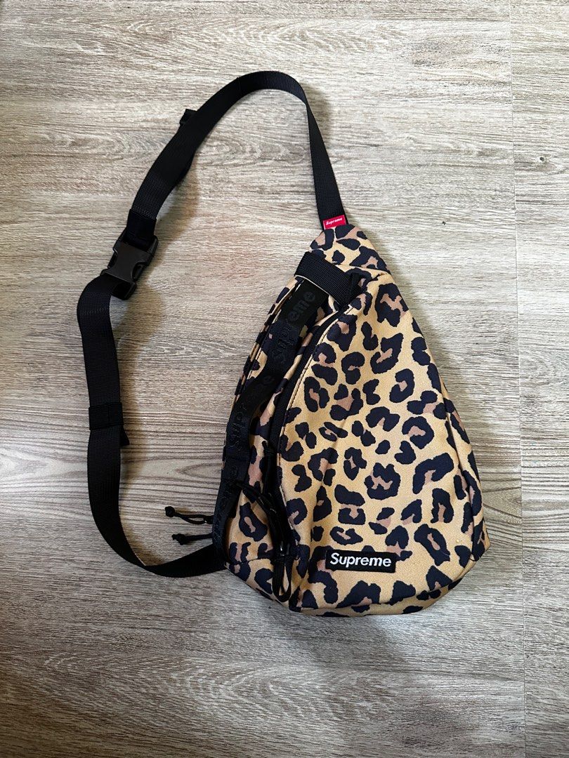 Supreme Sling bag Leopard 最安価格 - バッグ