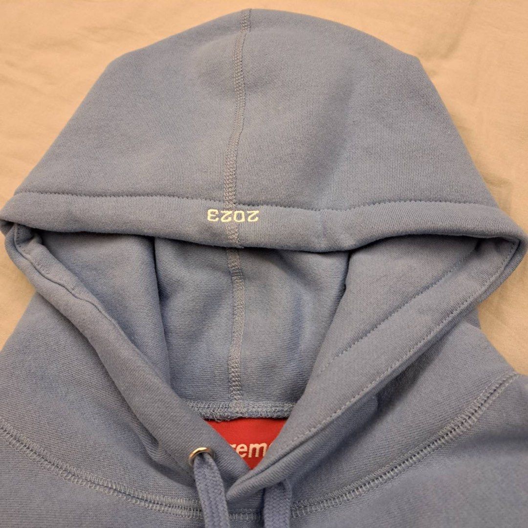 SUPREME SS23 MOTION LOGO HOODIE BLUE(M) on Carousell