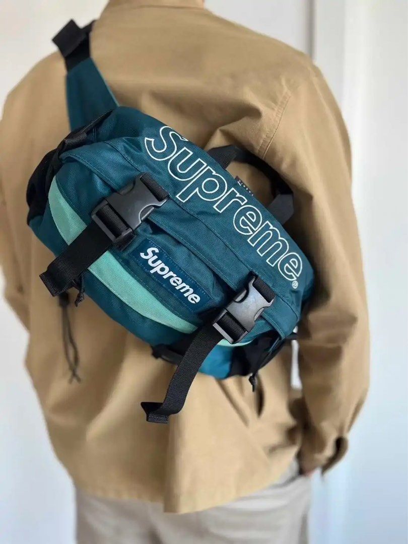 Supreme teal waist bag store