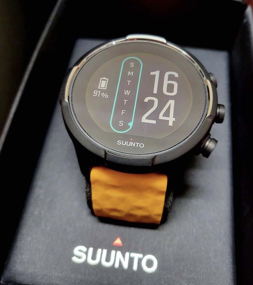 Suunto 9 Baro Titanium Limited Edition Watch, Silver