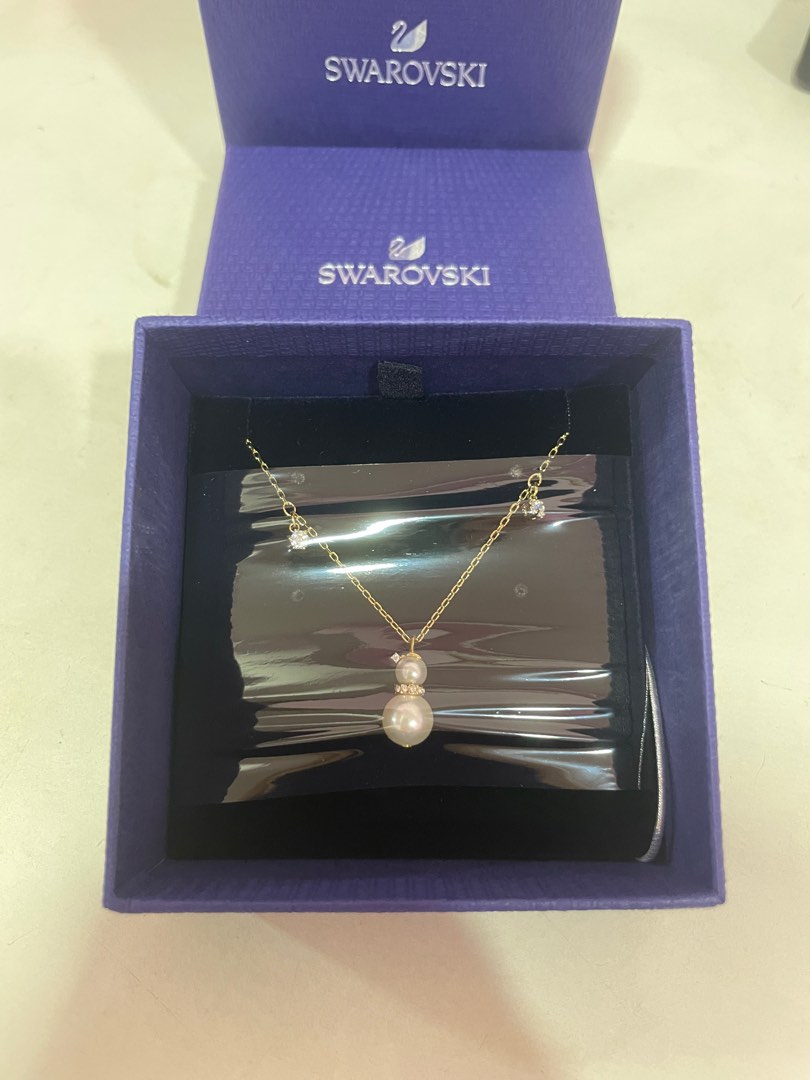 Swarovski best sale snowman necklace