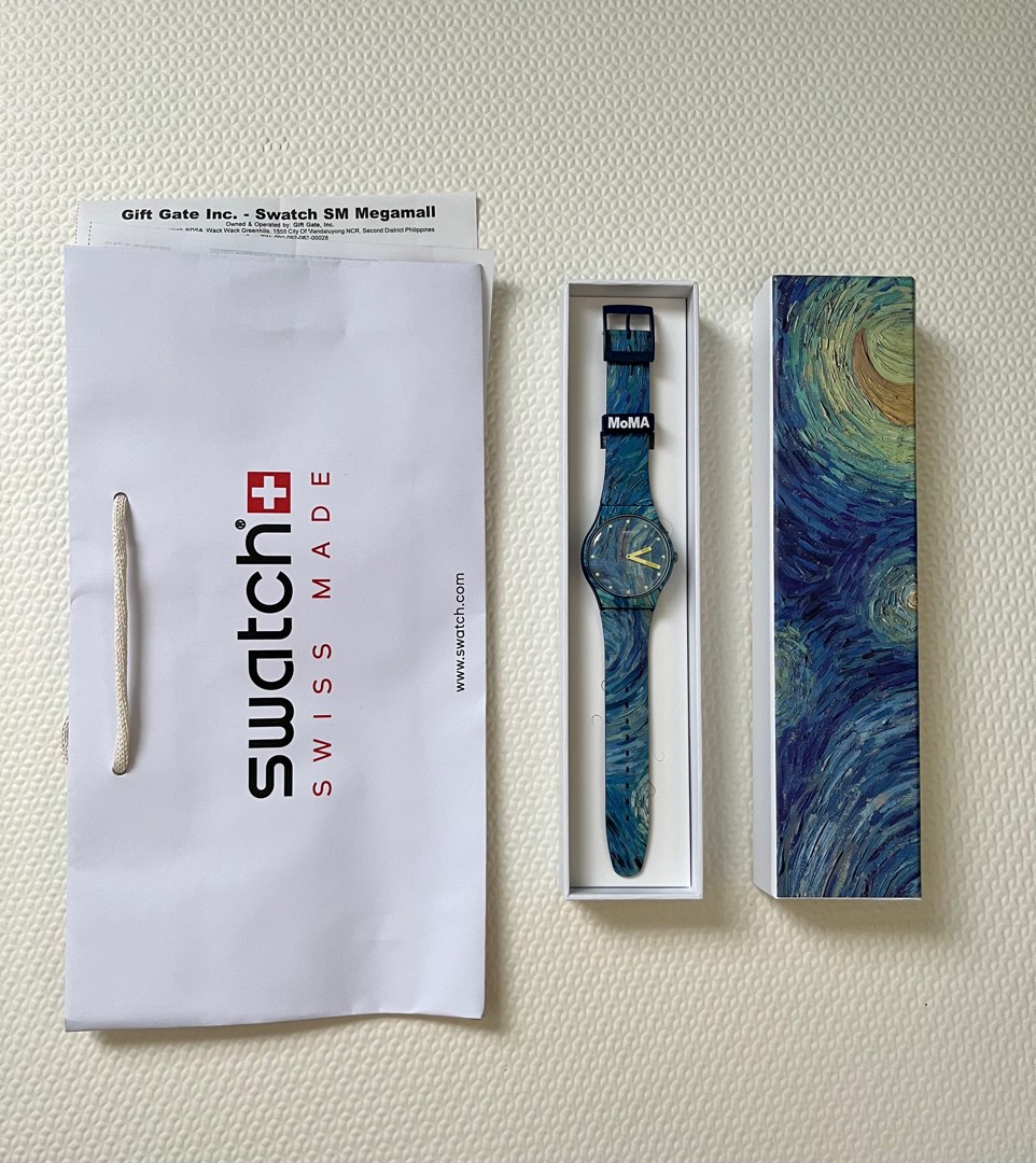 Swatch MOMA Starry Night Women s Fashion Watches Accessories