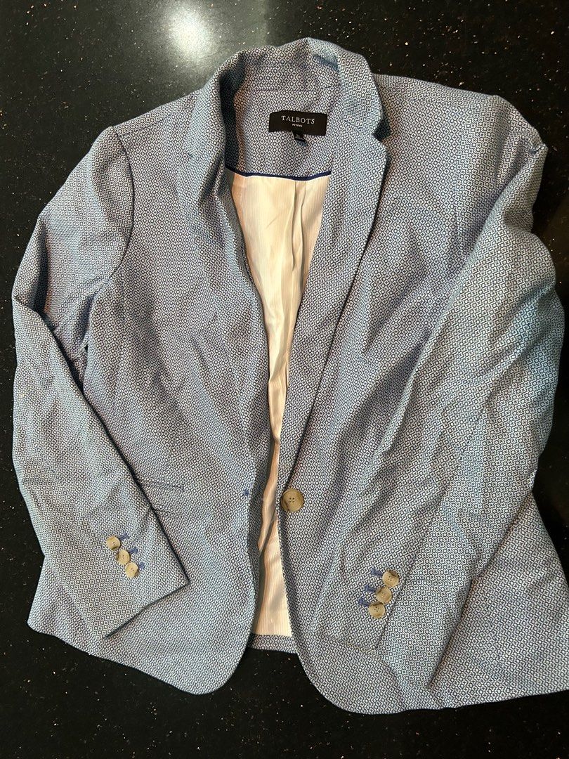 Talbots hot sale blue blazer