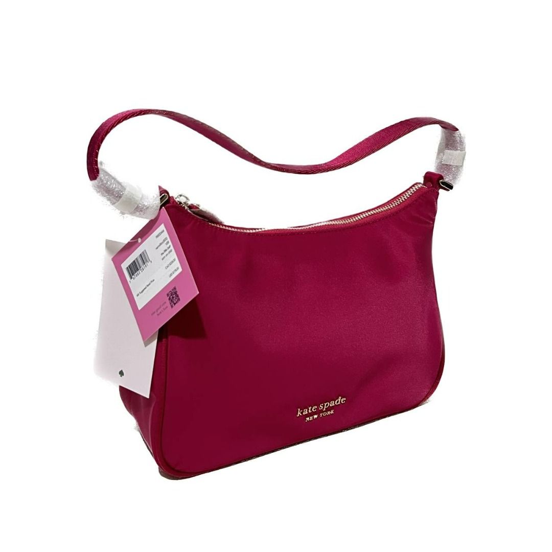 Kate Spade New York New Nylon Small Shoulder Bag Vermillion One Size