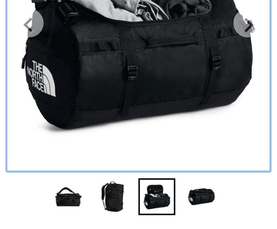 The North Face Duffle Bag Small (Travel Bag) on Carousell