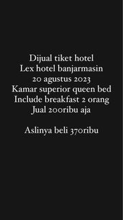 Tiket hotel lex banjarmasin