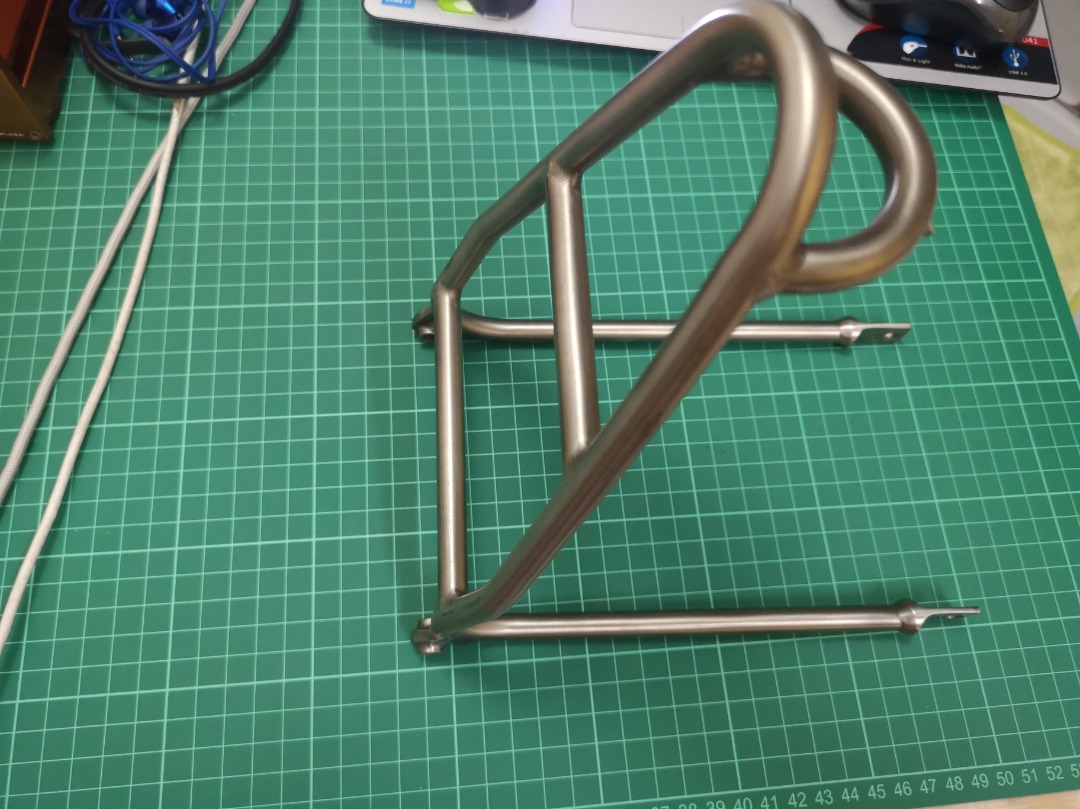Titanium Mini Q Rack for Brompton lightweight 150g used item, Sports ...