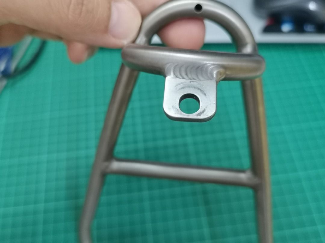 Titanium Mini Q Rack for Brompton lightweight 150g used item, Sports ...