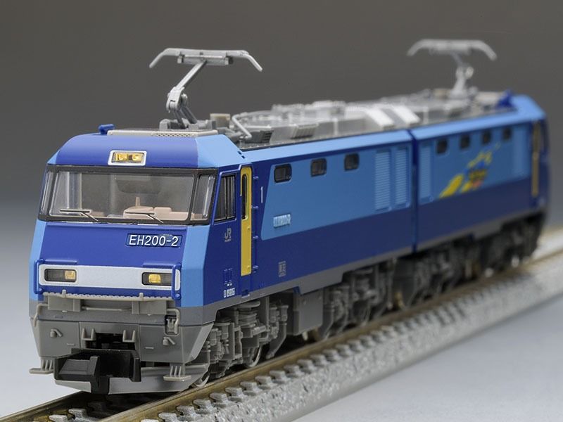 全新TOMIX 7168 JR EH200形電気機関車(新塗装) 貨車 貨櫃 JR Freight JRF 集裝箱車 貨物列車 鐵道模型 火車 套裝  N比例 1 150 1:150 機関車