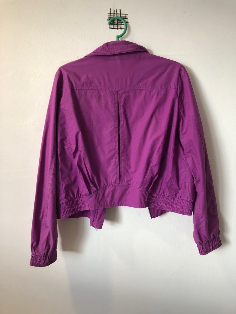 Topshop purple denim jacket new arrivals