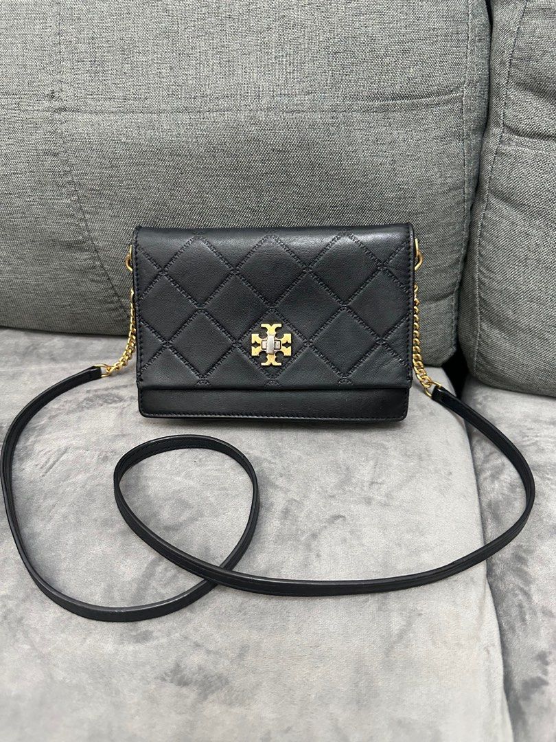 Tory burch georgia discount turnlock mini bag black