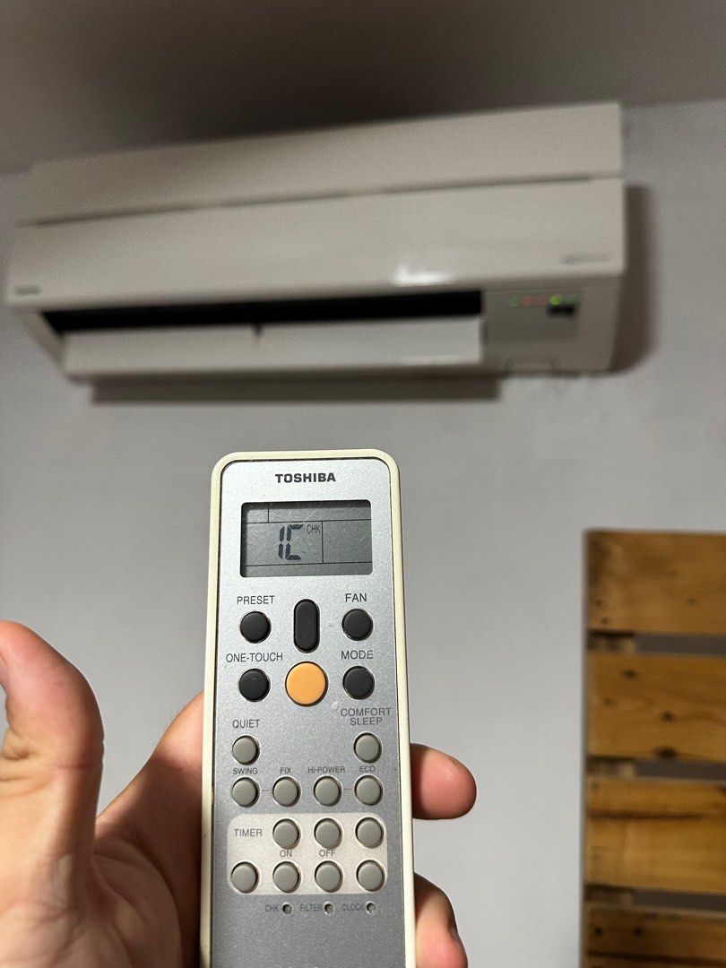 Toshiba aircon 1C error repair RAS3M24S3ACVSG, TV & Home Appliances
