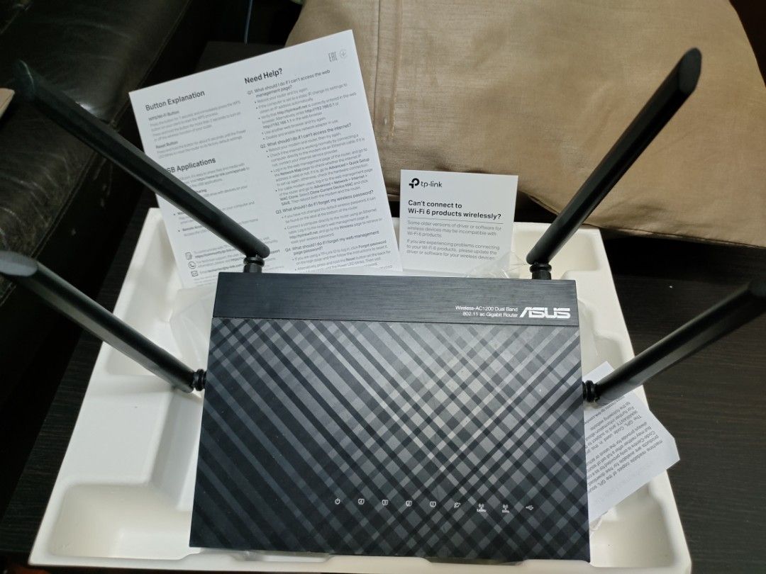 Asus RT-AC1200G+ Router, Computers & Tech, Parts & Accessories.