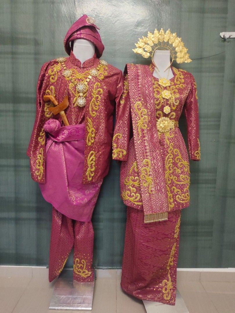 Traditional bangsawan kesultanan klasik songket sewa only, Women's