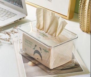 Transparent Acrylic Tissue Holder Tissue Box Napkin Dispenser